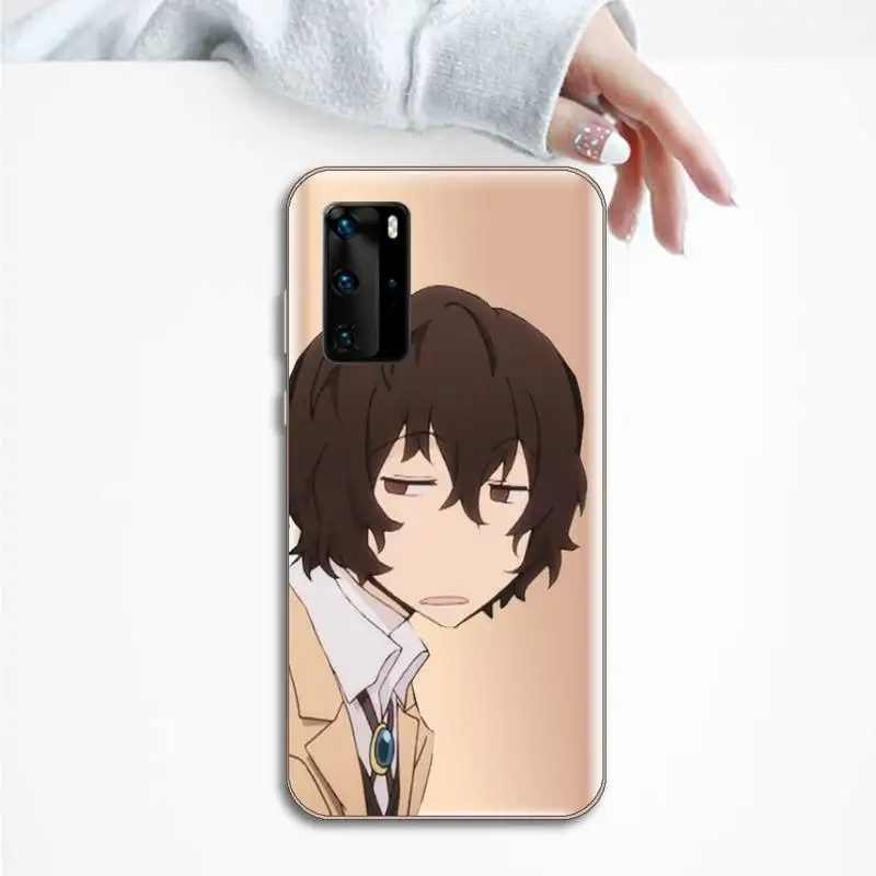 

bungou stray Dogs anime Phone Case Transparent for Huawei P20 P30 P40 honor 8 10i P smart 2019 Samsung A71 A21S S10 20 plus