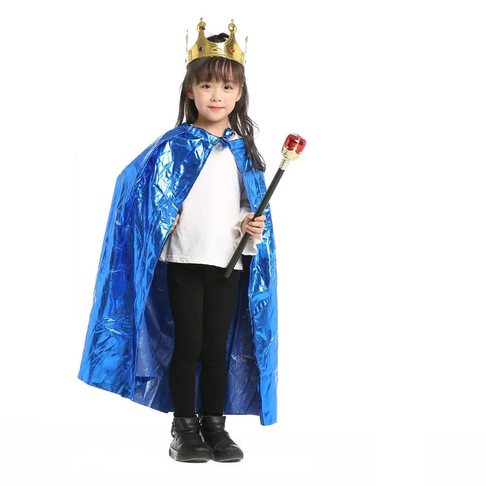 Детский плащ для девочек Королевский королевская принцесса реквизит ролевых игр