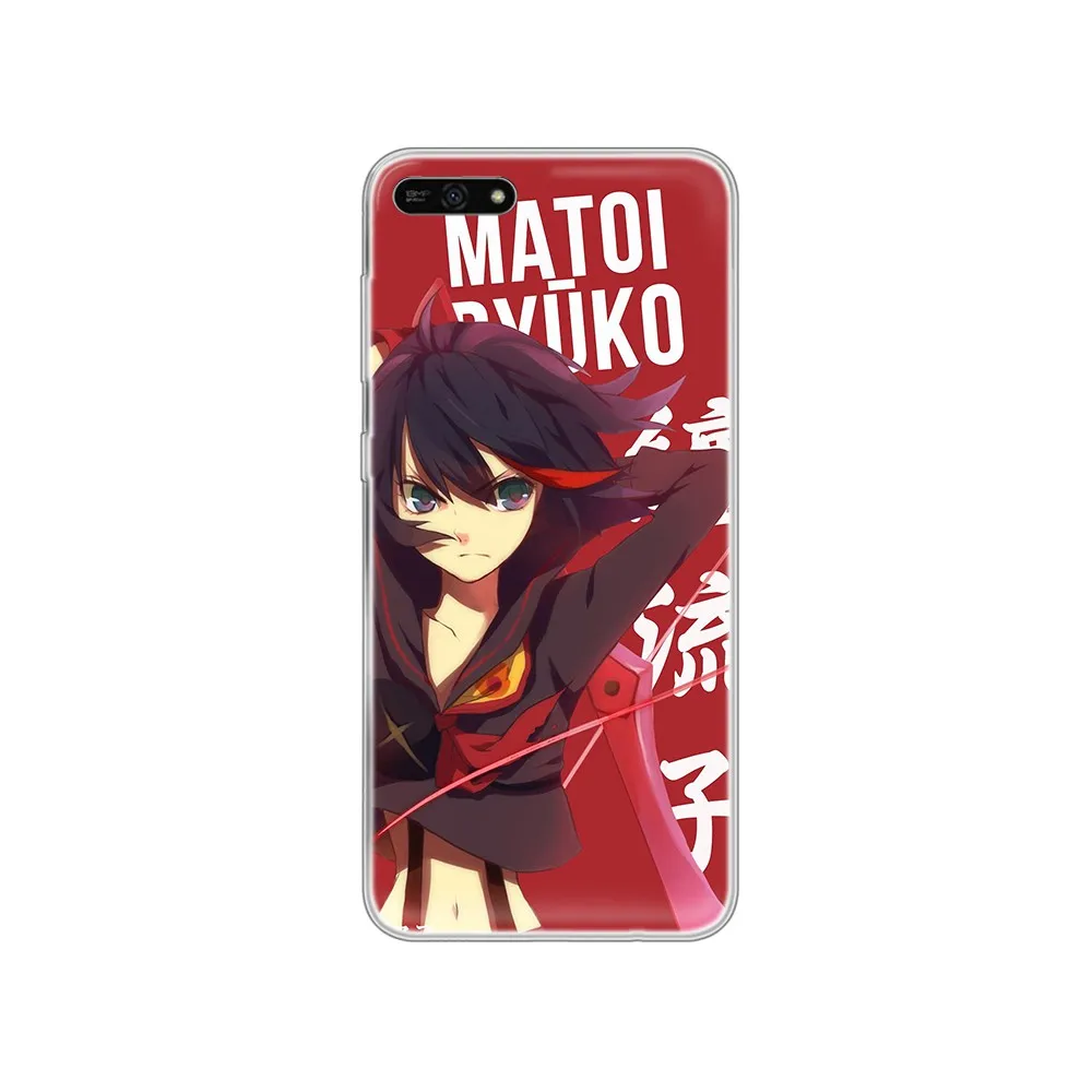Мягкий чехол с аниме kill la 3D прозрачный для телефона HUAWEI honor mate 7A 8S 8X 9 9X 10 20 30 pro lite |
