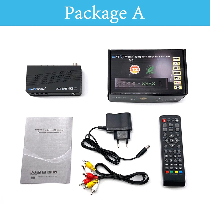 Satxtrem M3 Dvb t2 ТВ-тюнер Dvb C телеприставка комбо digitale terrestre tdt приемник DVB T/T2 с AC3 PVR HD ТВ DVB-T2 декодер