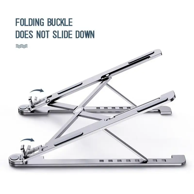 

Foldable Laptop Stand Adjustable Aluminum Alloy Laptop Riser Holder Portable Ergonomic Notebook to 17 inch for MacBook Air Pro