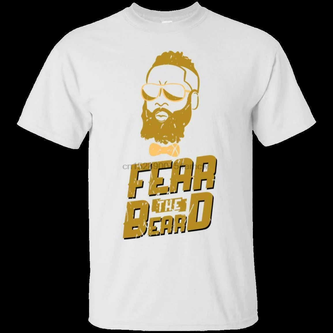 James Harden Fear the Beard футболка Черная Мужская с коротким рукавом S-5XL | одежда