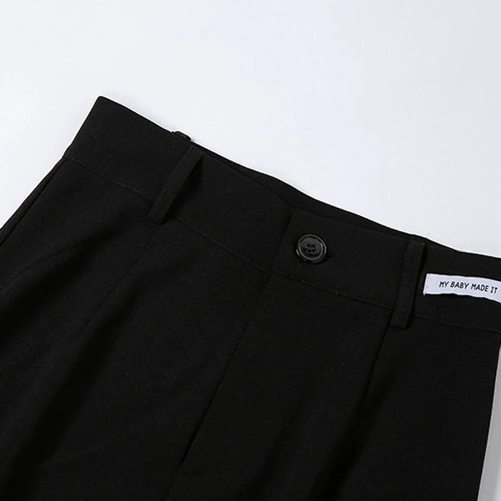 

High Street Skirt Fashion 2021 Summer New Loose Casual Hipster Designer Thin Sexy Hollow Out Split Fork Solid Color High Waist