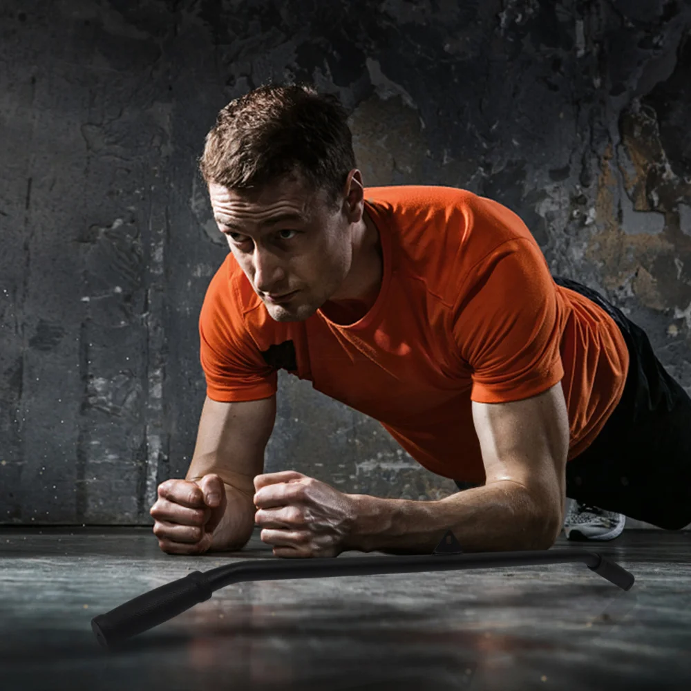 

Gym Pully Cable Machine Attachments Biceps Triceps Bar Handle Grip