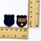 10 шт. сделай сам, мягкие нашивки с плоской задней стороной, Алмазный робот, стетоскоп, шапка шеф-повара, Полицейская эмблема, лист, подходит для обувибрюкюбкисумок