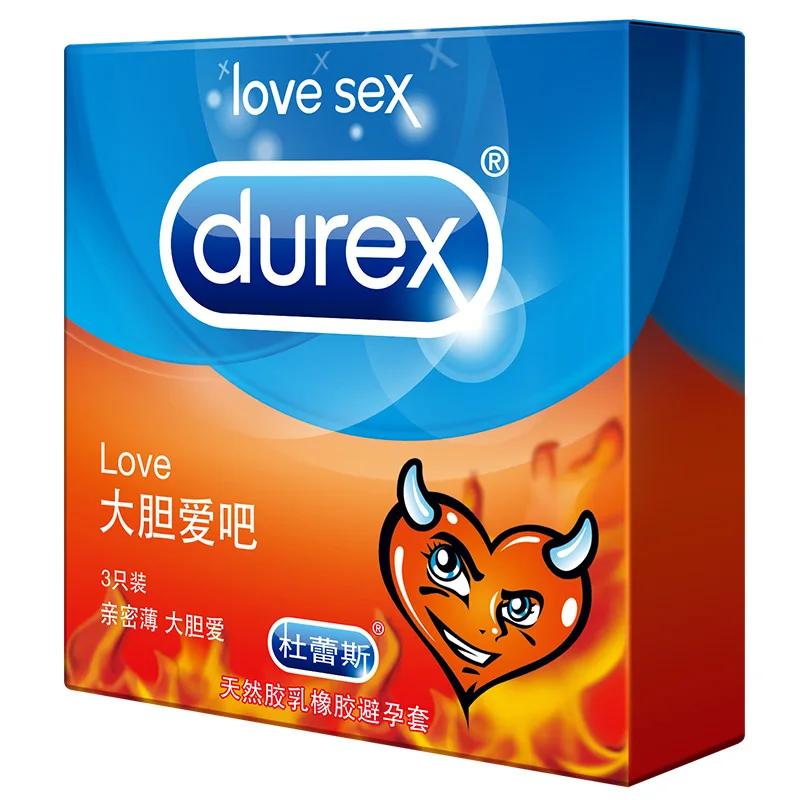 Durex любовь презервативы ультра тонкий петух презерватив из натурального латекса