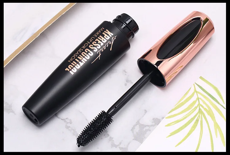 Черная Водостойкая тушь для глаз 4D Косметика макияжа ресниц с большим толстым