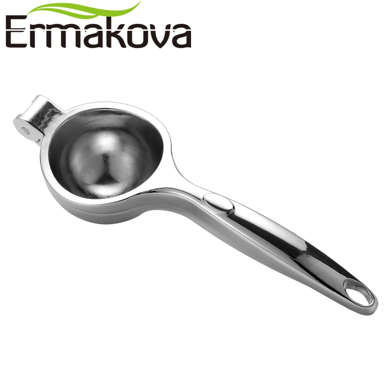 ERMAKOVA сверхмощный ручной пресс соковыжималка цинковый сплав для лимона оранжевый