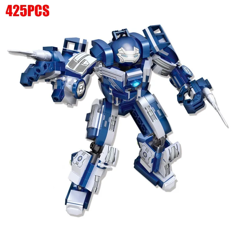 Abwichd игрушки 425 шт. супер Железный доспех Mk17 Mk20 Mk33 Mk36 Mech халкбастер модель