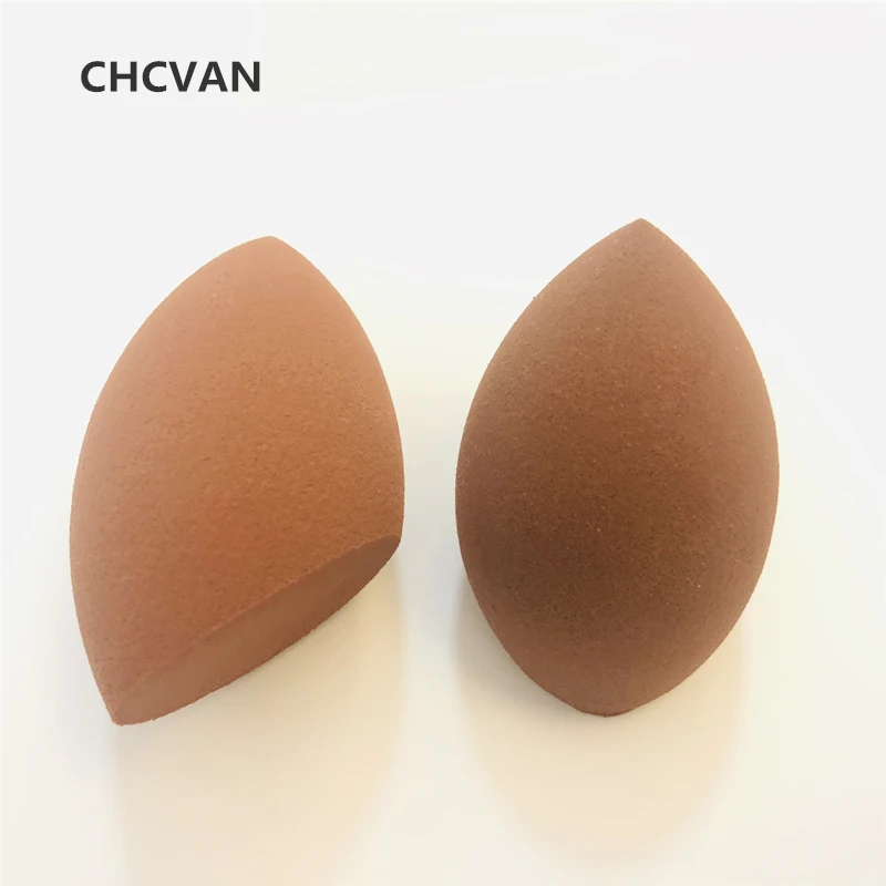 Коричневый CHCVAN Professional Soft Makeup Sponge Cosmetic Powder Puff Makeup Tool Brush For Blending Liquid Foundation Concealer Cream - Цвет: Коричневый