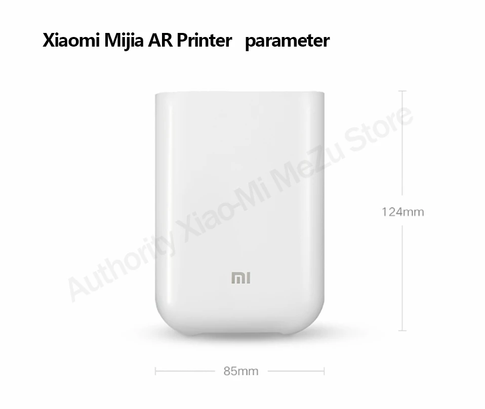 Xiaomi mi AR принтер 300 точек/дюйм портативный фото mi ni DIY поделиться Bluetooth AR Видео Печать 500 мАч Карманный принтер с mi jia app