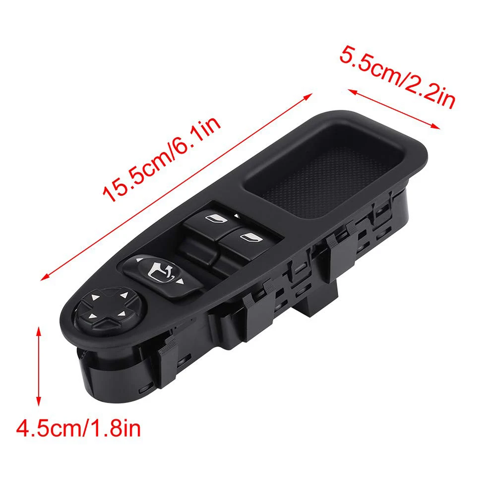 Power Master Window Mirror Lifter Switch Control Button for Fiat Scudo Citroen Jumpy Peugeot Expert 2007-2016 6554.ZJ Auto Parts |