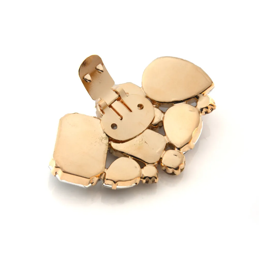 

1pcs Bridal Wedding High-heel Shoes Clips Shoe Accessories Shoe Clip Crystal Rhinestone Charm Decoration Metal Material