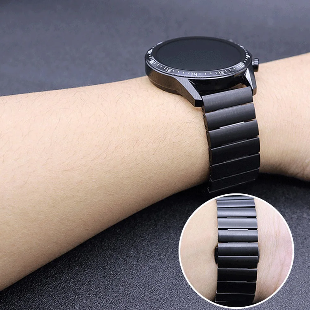 

18mm 20mm 22mm Stainless Steel Smart Watch Band Universal Replacement Metal Watchband for Huawei Samsung MOTO Amazfit