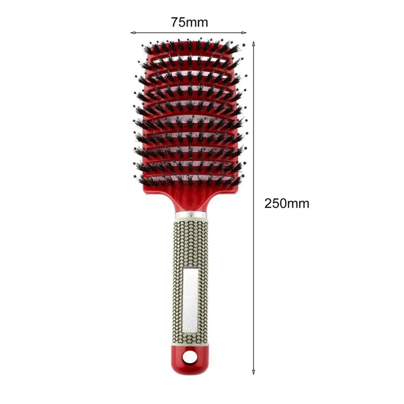 

Detangling Nylon Brush, Women Hair Scalp Massage Comb Bristle Hairbrush Wet Curly Detangle Hair Brush ontwarrende nylon borstel