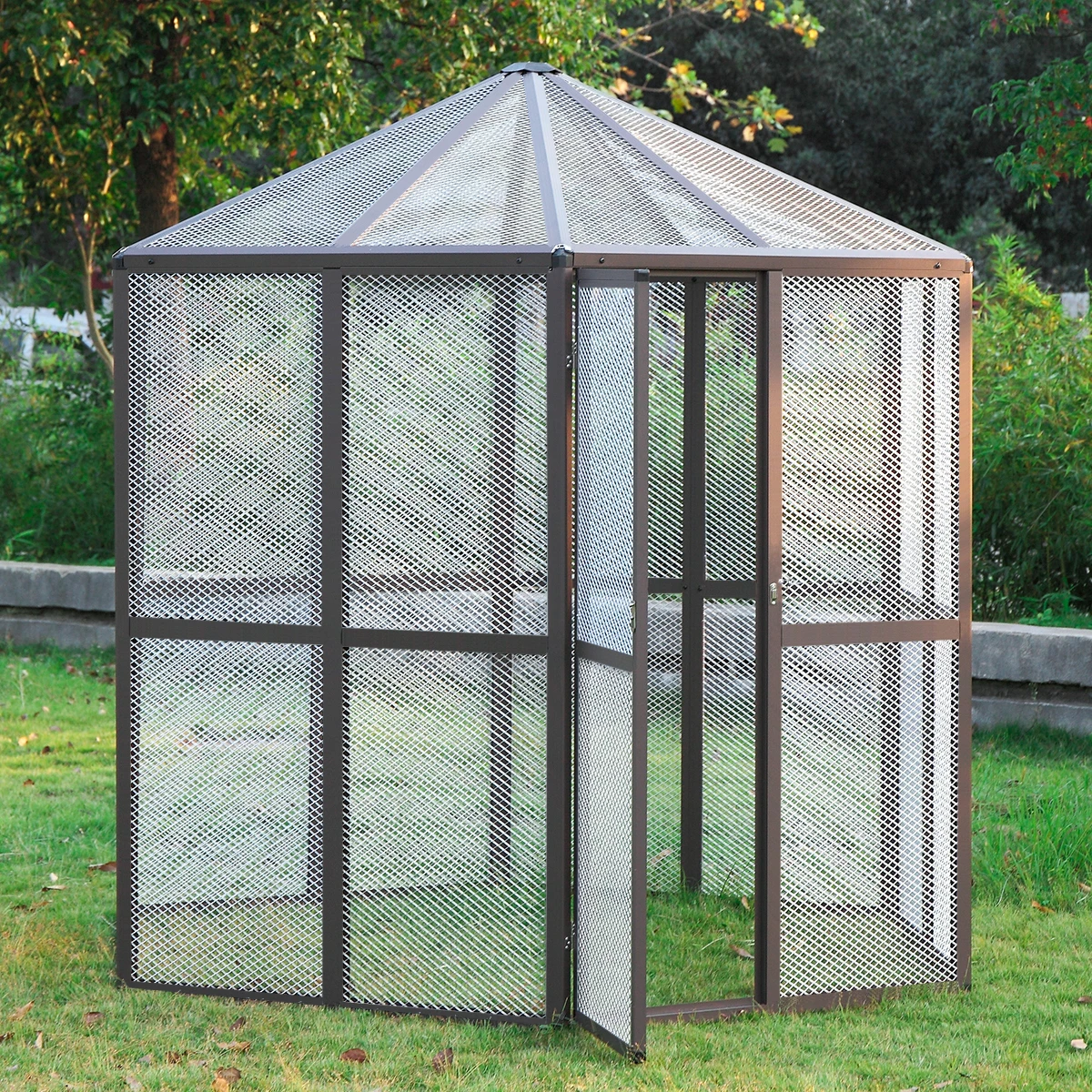 Для большой клетки для птиц попугая дом кокатиел Ара Финча Железная проволока Walk