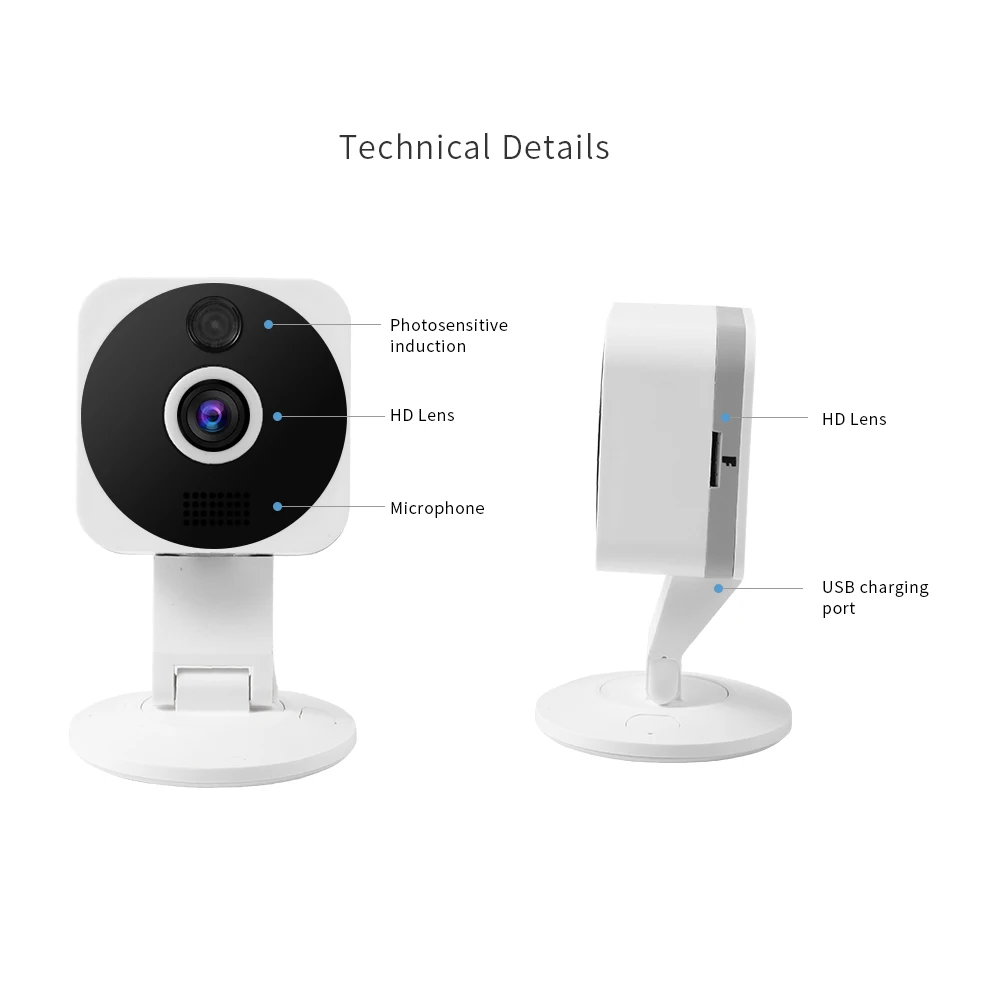 Панорамная камера LOOSAFE HD панорамная 2 Мп 360 МП Wi Fi с приложением IPC360 двусторонняя