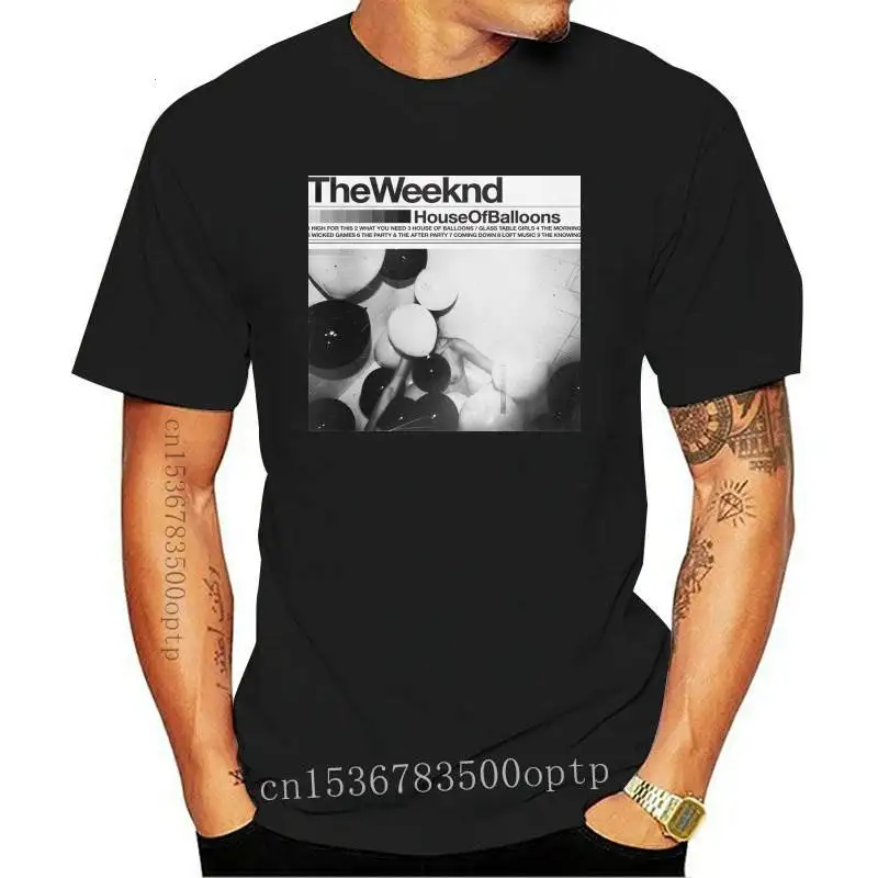 

New The Weeknd House Of Baloons XO Music Show Mens Black T-Shirt S M L XL 2XL 3XL TEE Shirt Trendy Streetwear