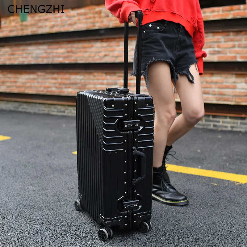 Чемодан на колесиках CHENGZHI20 для мужчин и женщин роскошный Дорожный чемодан