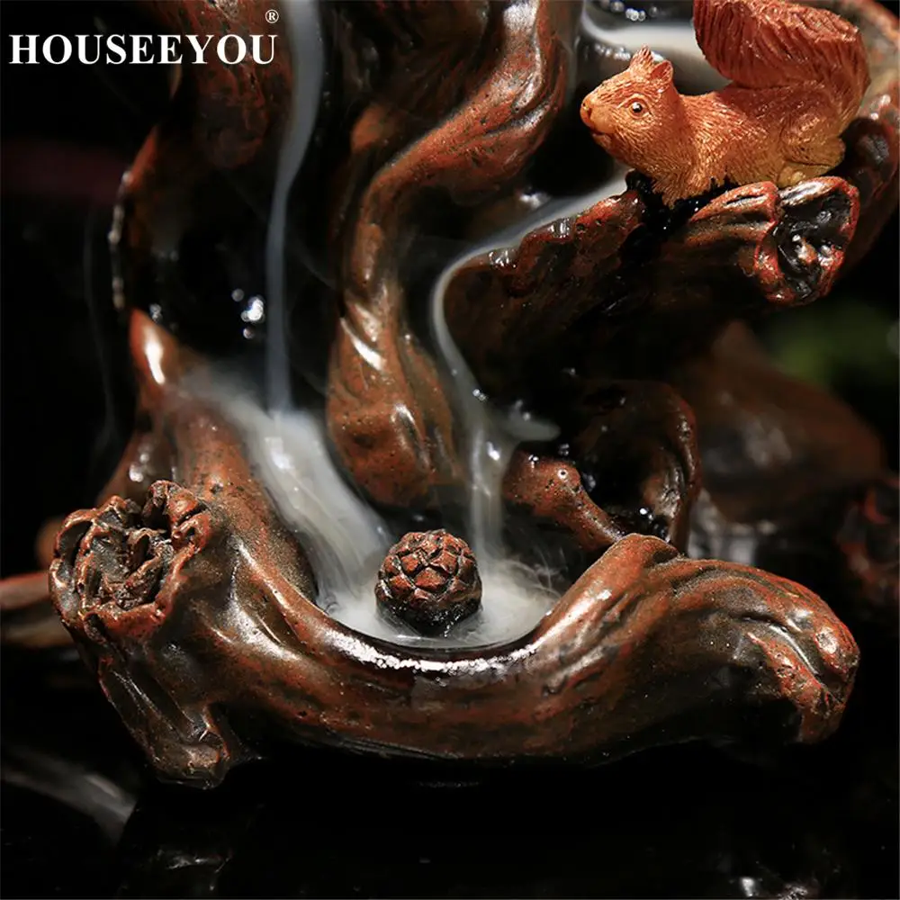 Творческий Дерево корень произведение искусства обратного потока благовония