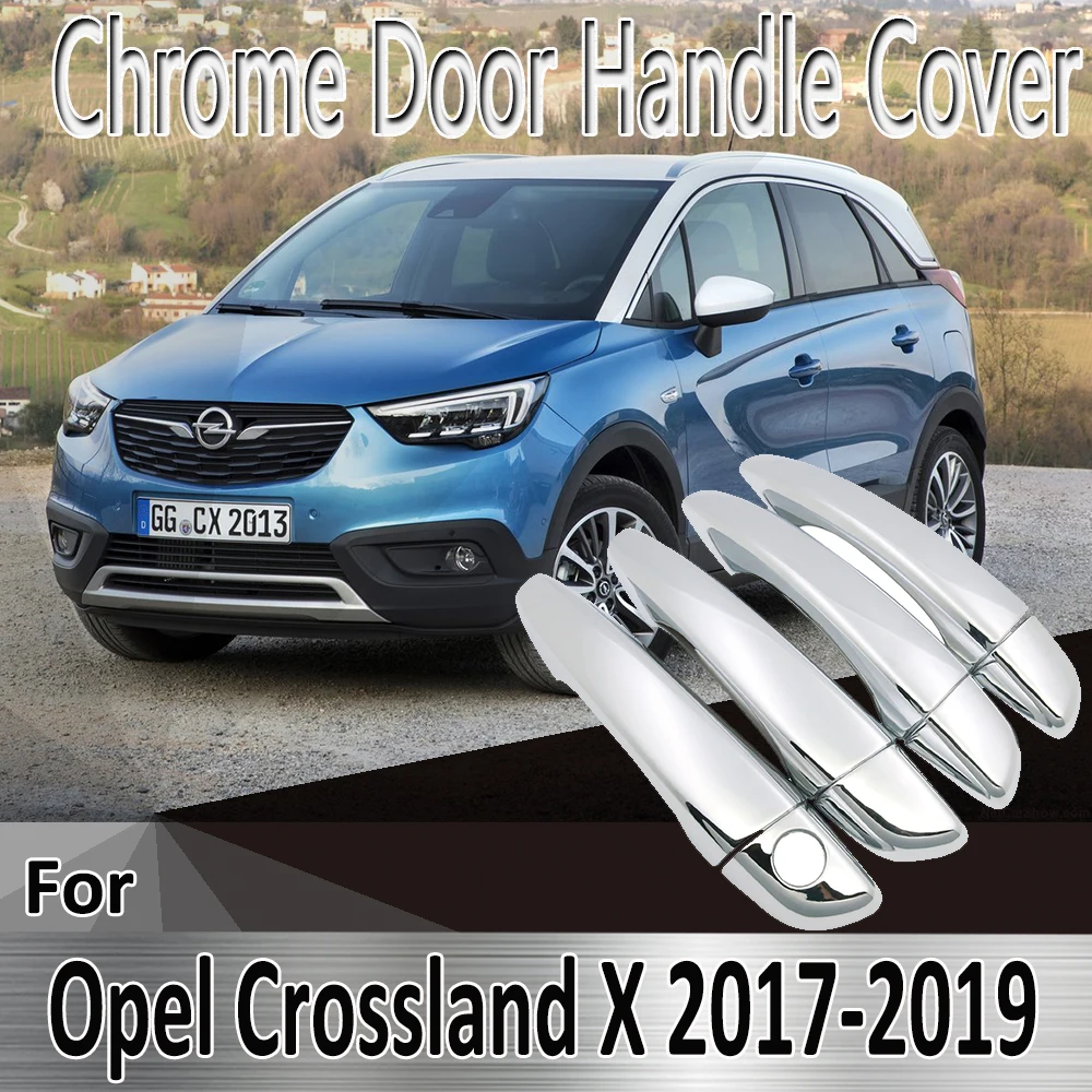 Декоративные Хромированные наклейки для Opel Vauxhall Crossland X 2017 ~ 2019 2018|Наклейки на