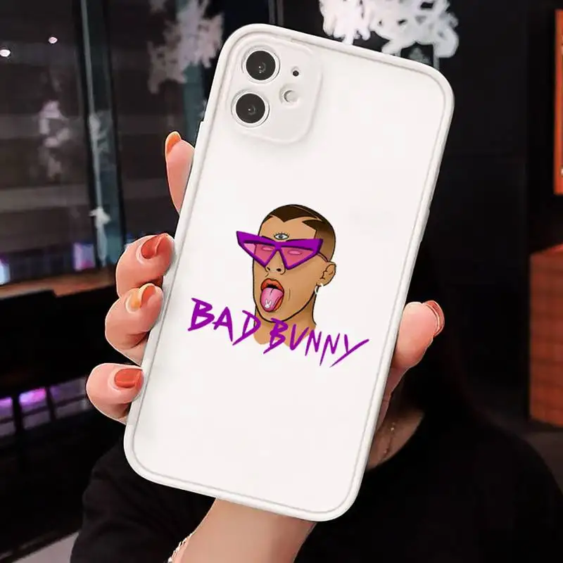 

Yo Perreo Sola Bad Bunny Maluma Phone Cases Matte For iPhone 12 Mini 11 Pro XR XS Max 7 8 Plus X Hard PC Back Cover