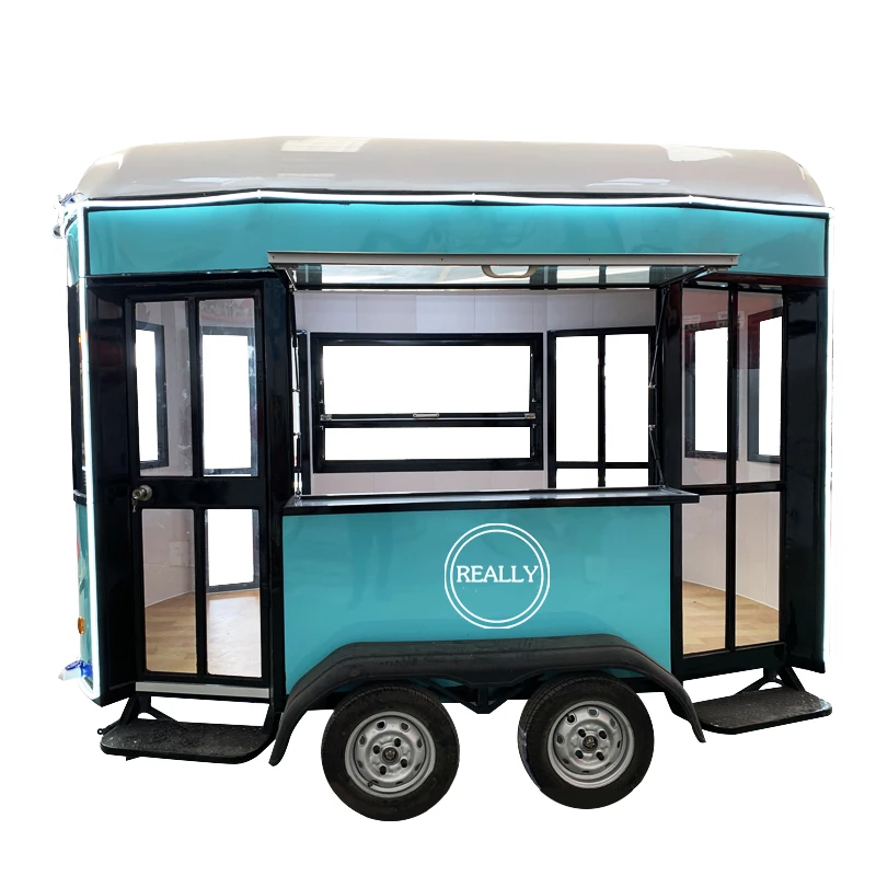 Китайские передвижные уличные тележки для продажи еды грузовики с морозильной