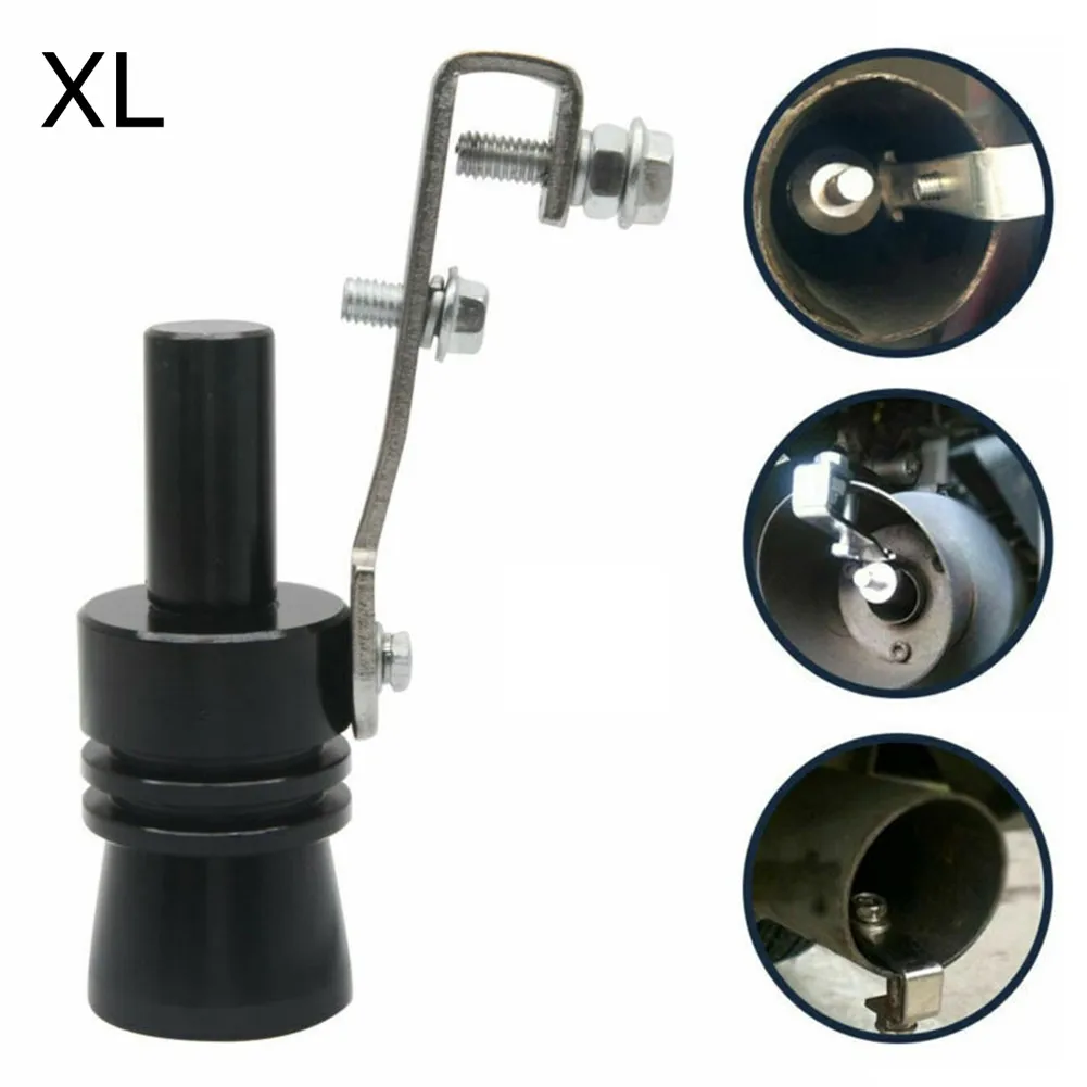 

Exhaust Pipe Sound Whistle Simulator Muffler No Welding Or Drilling XL 1PC