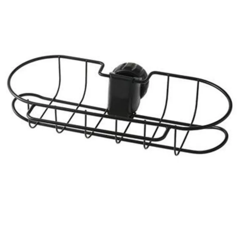 G Home Accessories Stainless Steel Kitchen Faucet Storage Hanging Punch Kitchen Drain Storage Rack Organizer pf082101 - Color: G