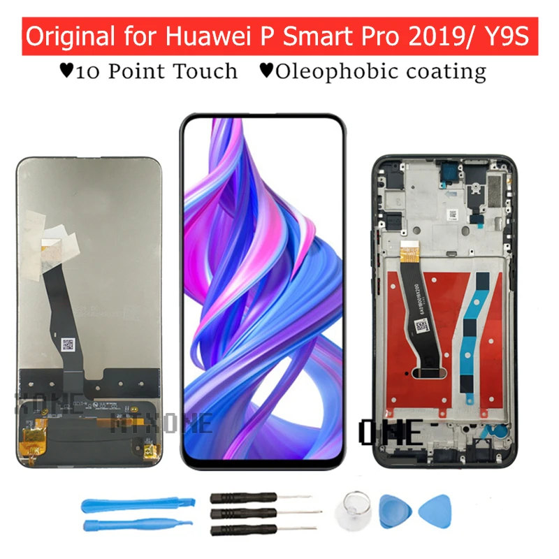 Оригинальный ЖК дисплей для Huawei Y9S/ P Smart Pro 2019 рамка дигитайзер сенсорного экрана в