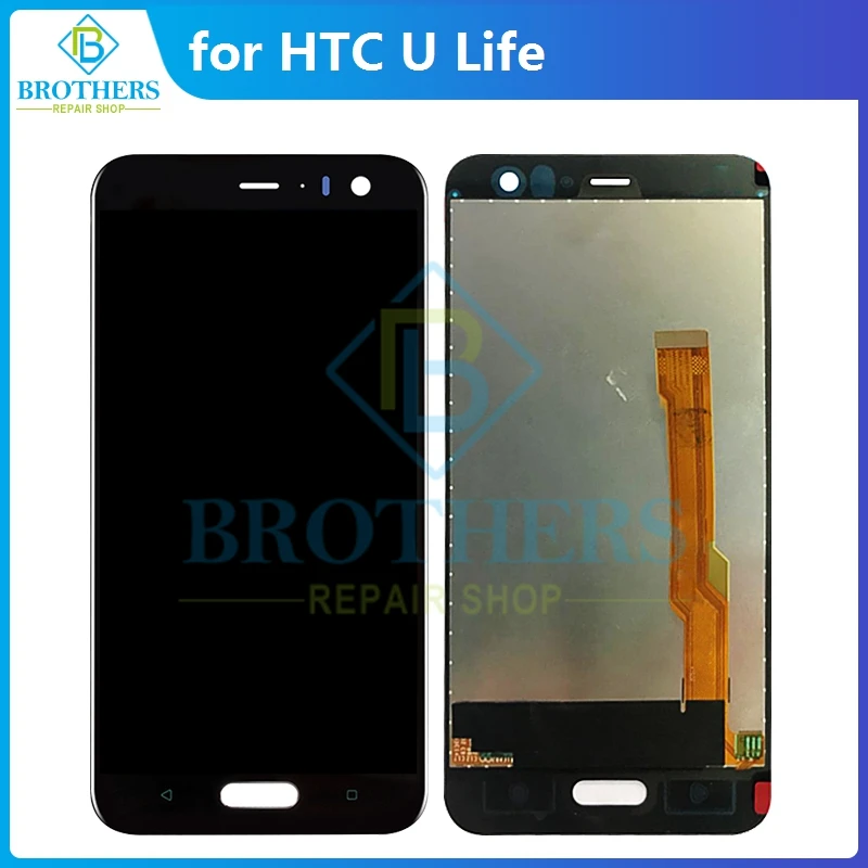 lcd screen for htc u life lcd display for htc u life touch screen assembly without frame touch digitizer phone replacement test free global shipping