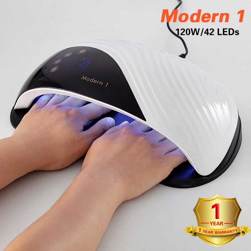 Модернизированный Светодиодный УФ светильник для ногтей высокой мощности