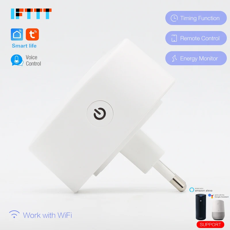 16A Италия Чили wifi Smart IT CL Plug power Monitor умная розетка голосовое интеллектуальное
