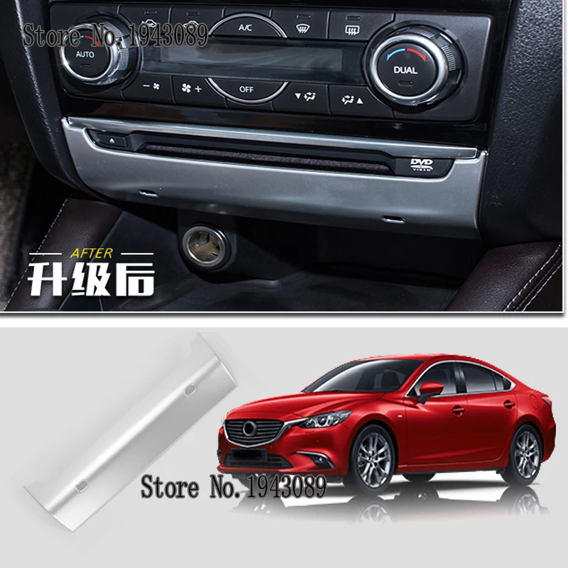 Для Mazda 6 m6 Atenza 2017 2018 интерьер ABS матовые автомобильные Стайлинг средняя консоль