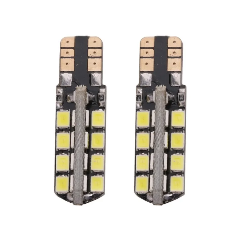 

10Pcs/ Canbus Highlight Clearance Lights NEW T10 W5W 194 2835-24SMD License Plate Light Reading Lights For Cars