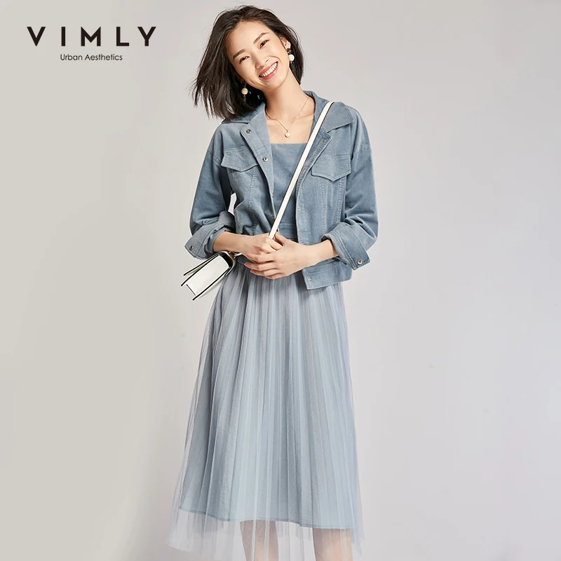 Женский комплект из 2 предметов Vimly Элегантный квадратный вырез Сетчатое платье