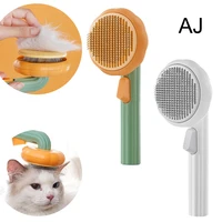 cat comb pet dog comb fast hair removal selfcleaning flea brush pet grooming automatic cats hair brush droshipping