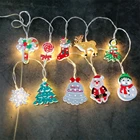 Подвесной светильник со светодиодной подсветкой в виде рождественской елки