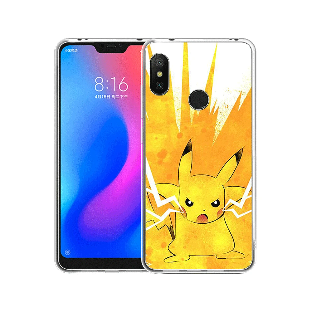 9 Чехол для телефона для Xiaomi mi CC9 CC9E 9T mi x 2 S, 6, 8, 9, SE A1 A2 5X 6X макс 3 A3 Pro Lite Чехол классный Покемон Пикачу узор - Цвет: 9