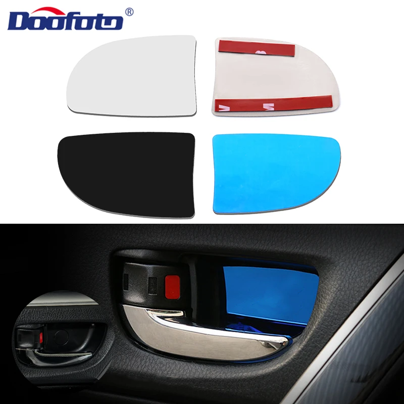 

Авто дверные ручки внутренняя чаша Стикеры интерьера литье для Защитные чехлы для сидений, сшитые специально для Toyota Corolla 2016 до 2018 4 шт. автом...