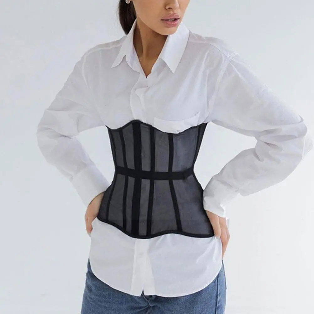 

Sexy Hollow Corset Women Lace Up Crop Top Gothic Punk Out Corsets Style Lace Shaper Body Work Streetwear Bustier Bustiers C J8s9