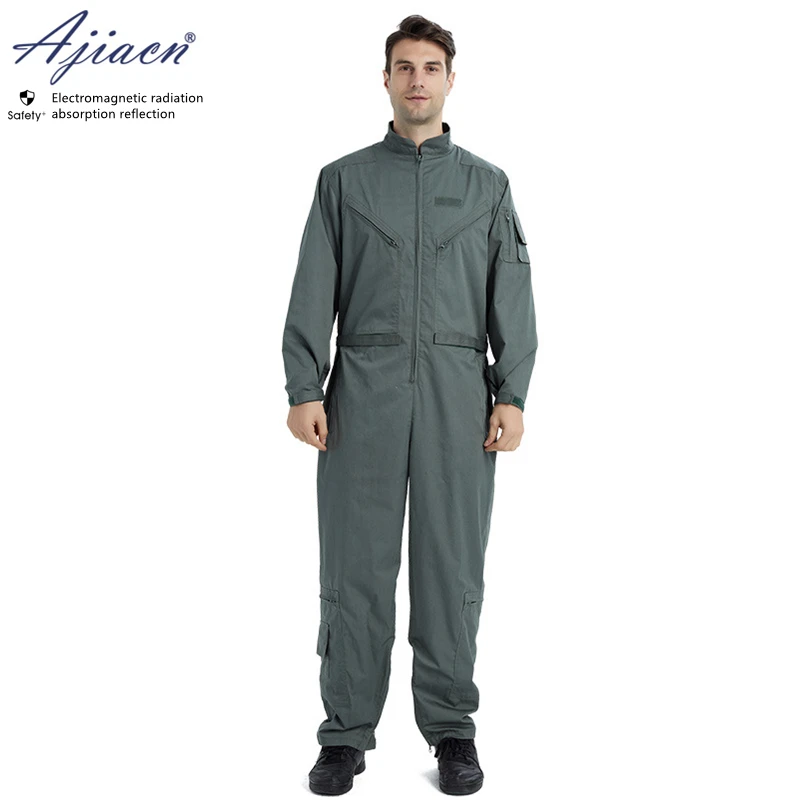 

Surprise price Electromagnetic radiation protective overalls Electric arc furnace power plant EMF shielding work clothess