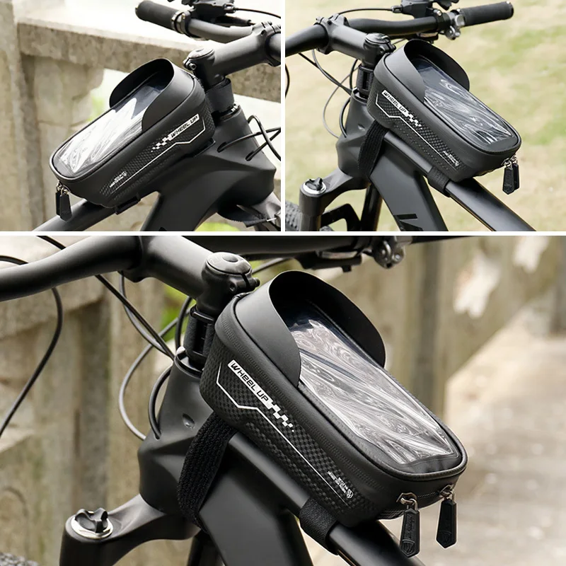 

6.5'' EVA Bicycle Bag Waterproof Bike Cycling Front Bag Mobile Phone Bicycle Top Tube Handlebar Bags Mountain Bike Accessories