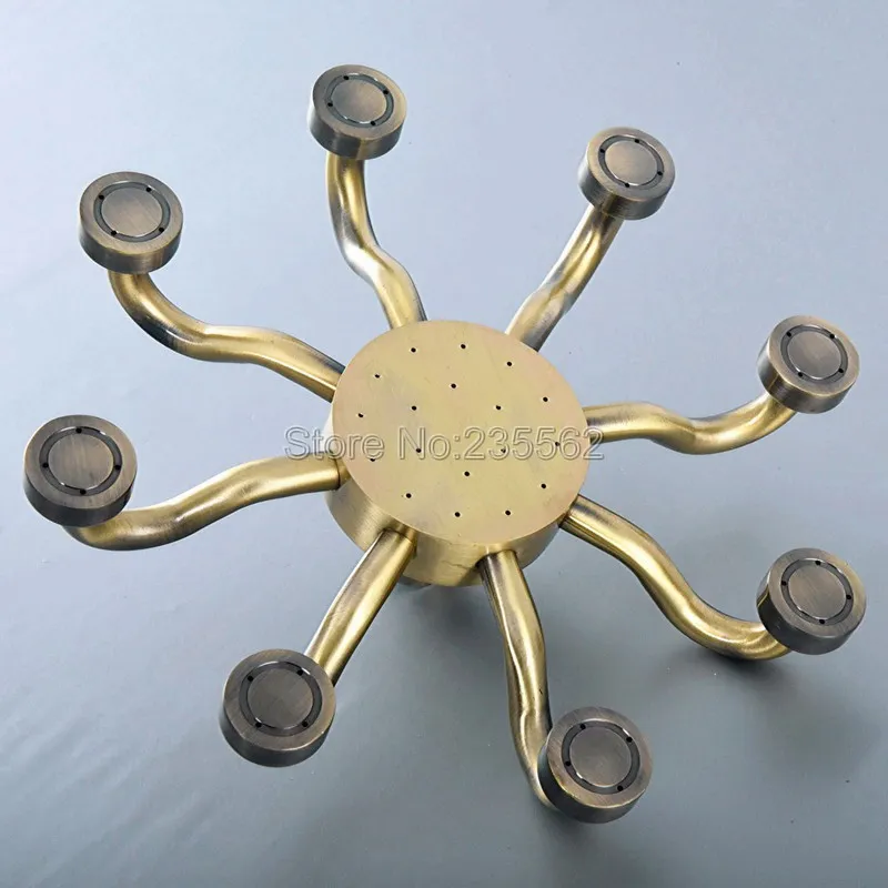 Винтажная Античная бронзовая насадка для душа в стиле ретро верхняя