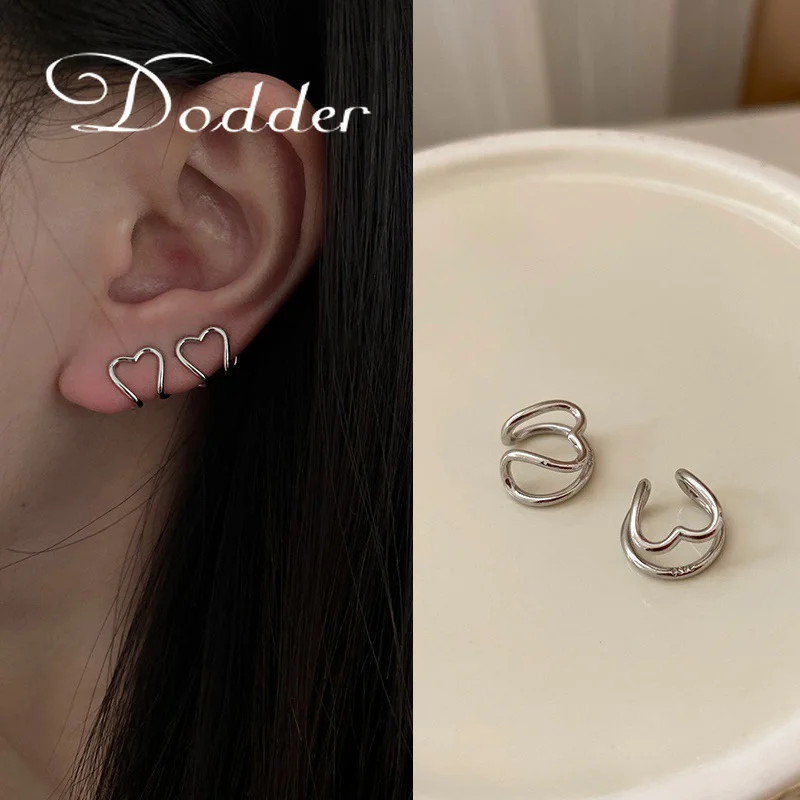 

Женские металлические серьги-каффы с жемчугом и Луной