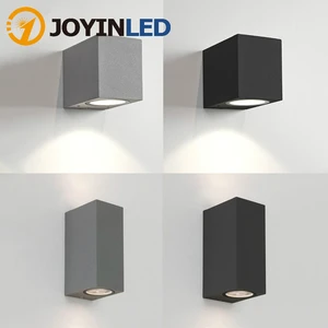 Водонепроницаемый комнасветодиодный и Уличный настенный светильник, светодиодная настенная лампа GU10 с поверхностным креплением, освесветильник для сада, крыльца, IP65