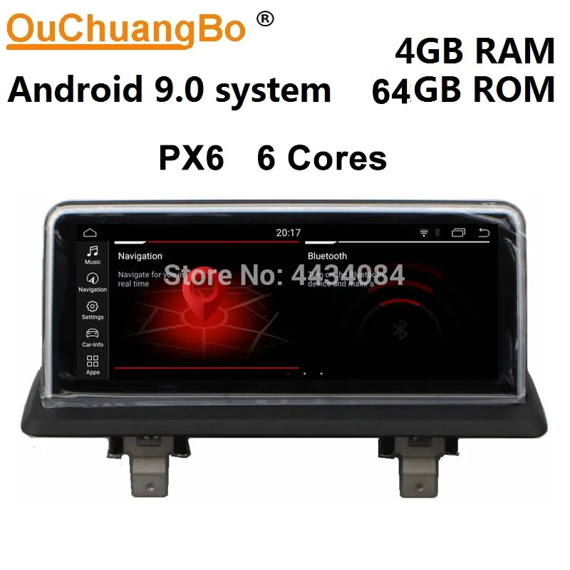 Автомагнитола Ouchuangbo 10 25 дюйма gps для E85 E86 Z4 2004 2008 поддержка 6 ядерного антибликовый