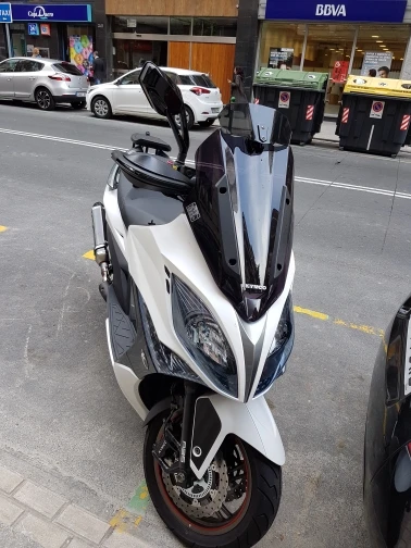 Регулируемый воздушный поток ветрового стекла черный алюминиевый блок для Honda