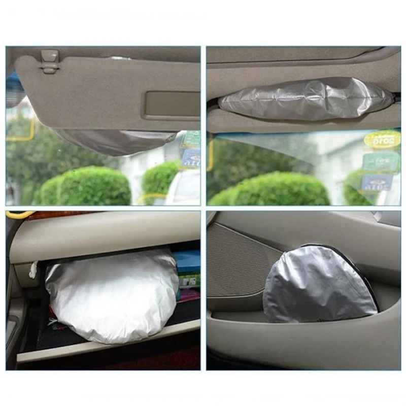 Автомобильный передний солнцезащитный козырек Щит чехол на солнечных батареях