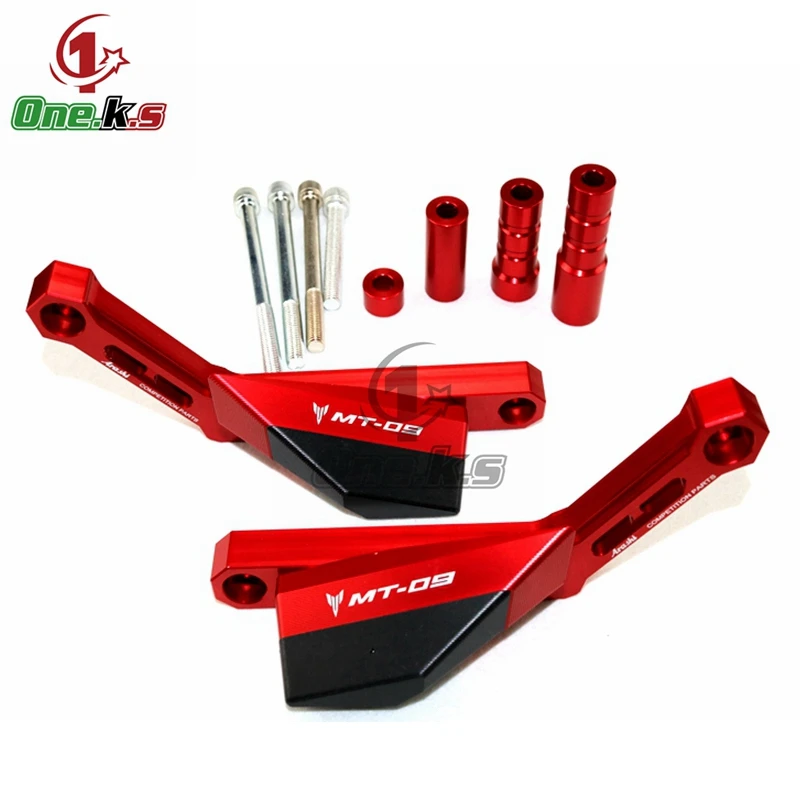 CNC Aluminum Motorcycle Engine Sliders Guard Crash Pad Cover Falling Protector For YAMAHA FZ09 MT09 2015 2016 2017 2018 2019 20 |
